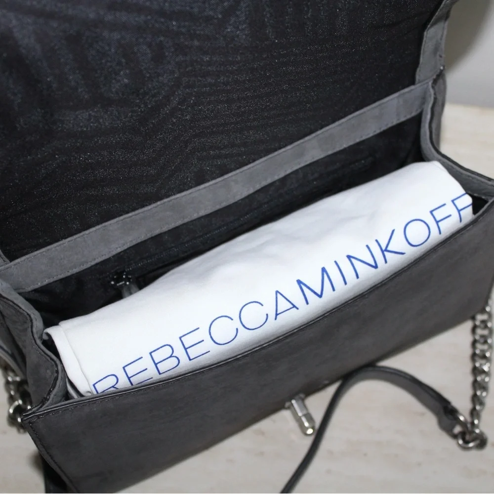 Rebecca Minkoff Grey Love Crossbody Bag - Picture 15 of 16